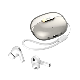 LDNIO უკაბელო ბლუთუზ ყურთსასმენი T02 White Wireless Stereo BT Earbud in-ear Earphone თეთრი