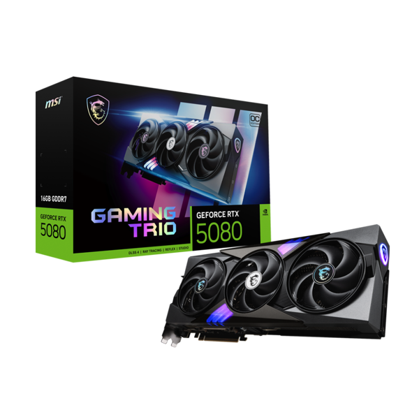 912-V531-005 MSI GeForce RTX 5080 16G GAMING TRIO OC