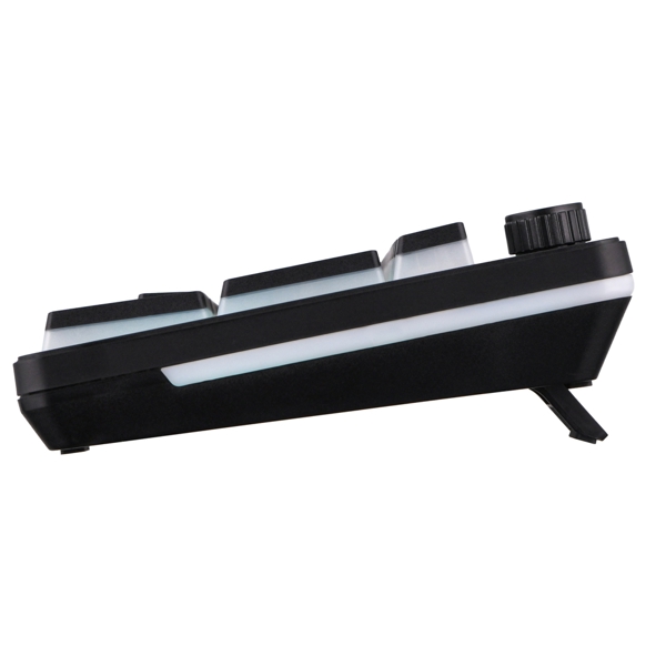 2E GAMING Membrane keyboard KG390 100key, USB-A/WL/BT, EN/UA, RGB, black
