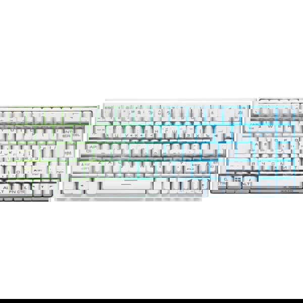 2E GAMING Membrane keyboard KG350 68key, USB-A, EN/UA/RU, RGB, white