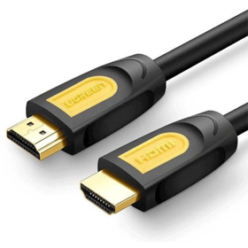 HDMI კაბელი UGREEN HD101 (10128) HDMI to HDMI Cable 1.5M (Yellow/Black)