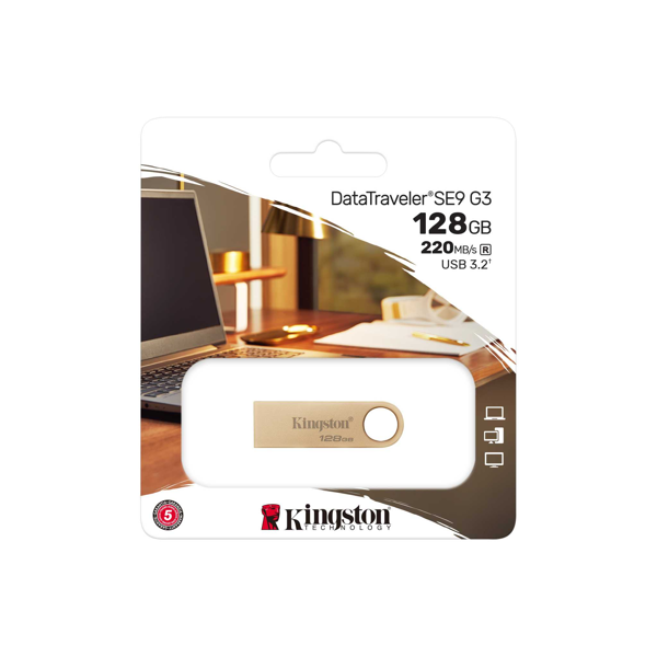 Kingston 128GB USB 3.2 Type-A Gen1 DT SE9 G3