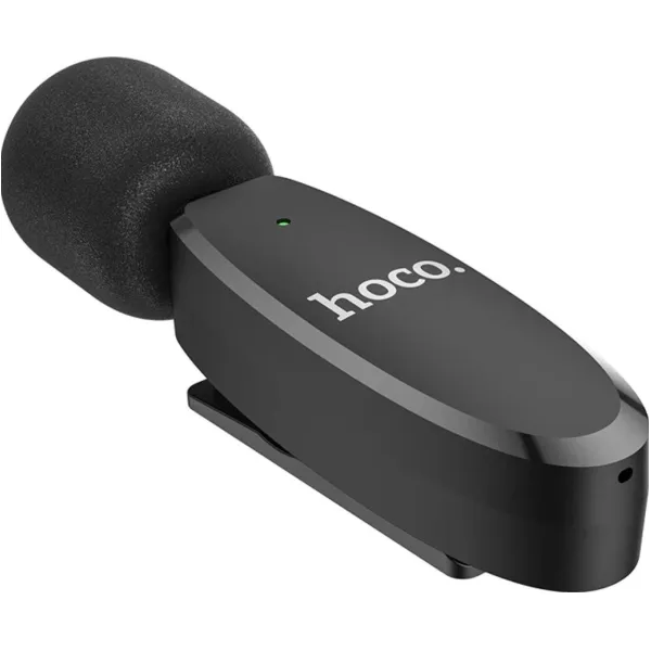 HOCO L15 Type-C Crystal lavalier wireless digital microphonemicrophoneblack