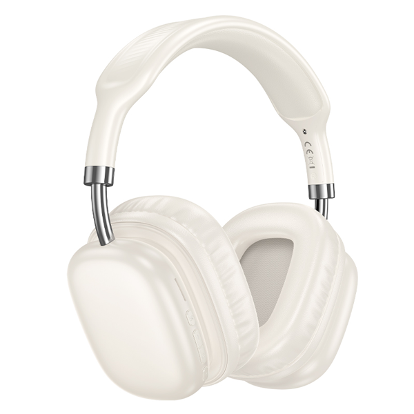 HOCOW52 Wonderful BT headphones milky white