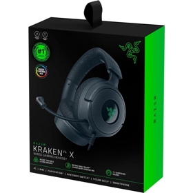 Razer Gaming Headset Kraken V4 X, 7.1, USB-A, 1.8м, RGB, black