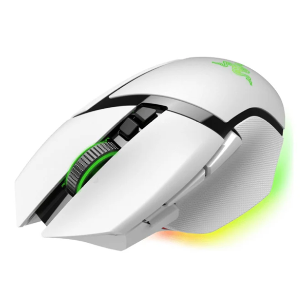 Razer Mouse Basilisk V3 Pro 35K, RGB, USB-A/WL/BT, white
