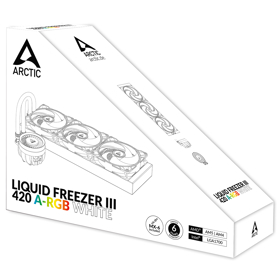 პროცესორის ქულერი Arctic Liquid Freezer III 420 A-RGB White(ACFRE00153A)