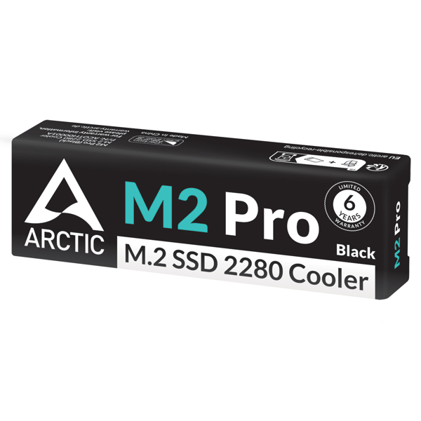 SSD ქულერი Arctic M2 Pro Black(ACOTH00001A)