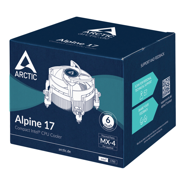 პროცესორის ქულერი Arctic Alpine 17(ACALP00040A)
