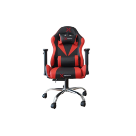 გეიმერული სავარძელი: Vertex Gemu Gaming Chair Black & Red PVC