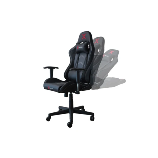 გეიმერული სავარძელი: Vertex Illidan Gaming Chair RGB Black PU