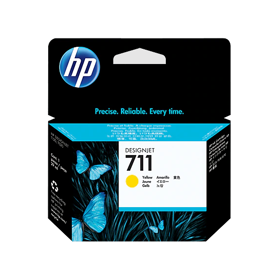 CZ132A HP 711 29-ml Yellow Ink Cartridge