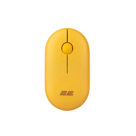 2E Mouse  MF300 Silent, WL/BT, sunny-yellow
