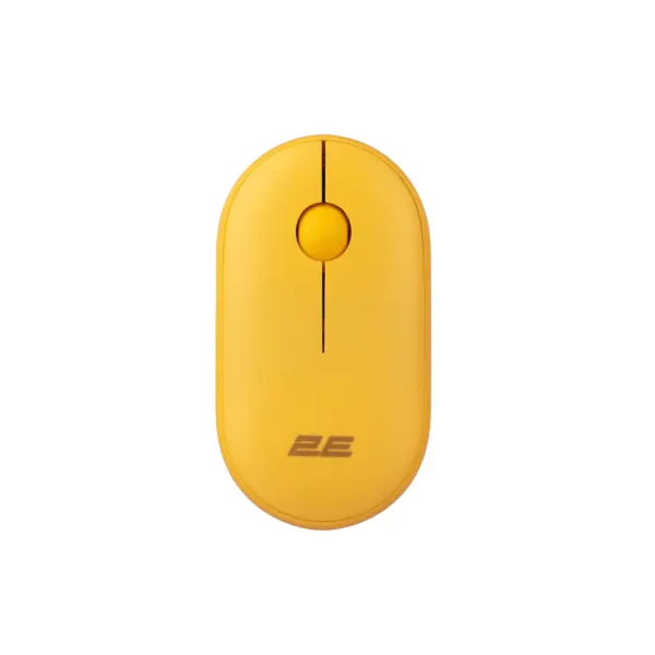 2E Mouse  MF300 Silent, WL/BT, sunny-yellow