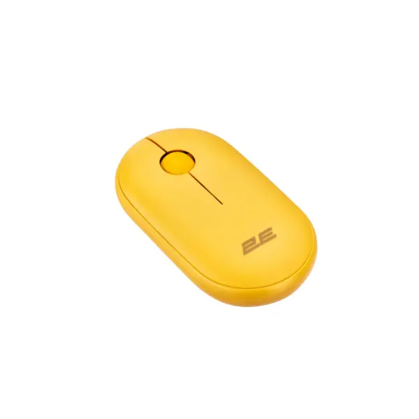 2E Mouse  MF300 Silent, WL/BT, sunny-yellow