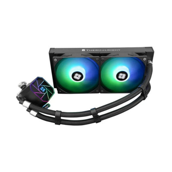 ქულერი: THERMALRIGHT Aqua Elite 240 BLACK ARGB V3 AIO Liquid CPU Universal Cooler (in bulk)
