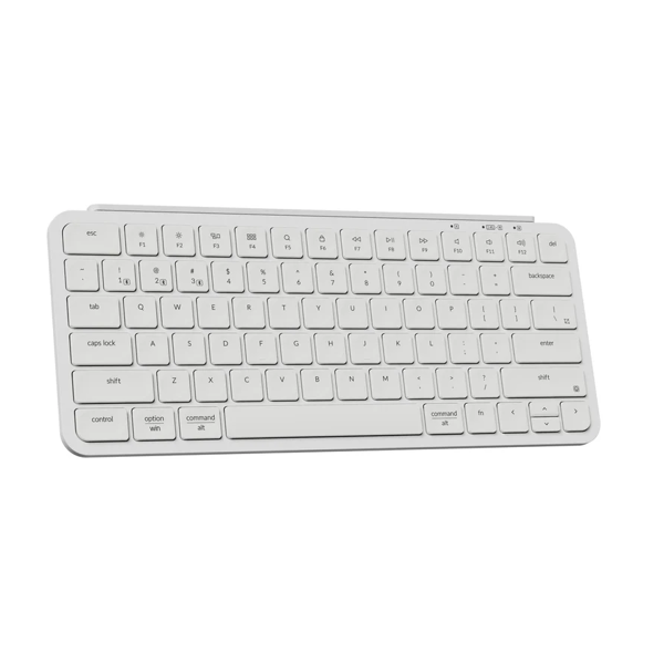 Keyboard Keychron B1 Pro, USB/WL/BT, ivory white