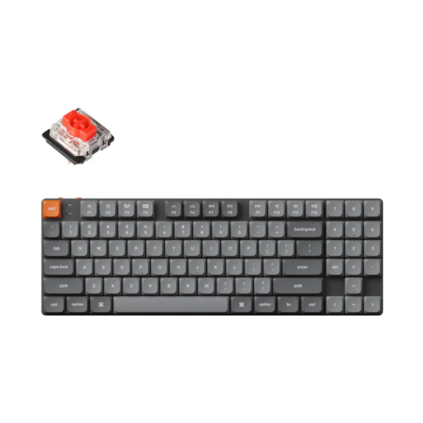 Mechanical keyboard Keychron K13 MAX 90Key, K pro Red, WL/BT/USB-A, QMK, EN, RGB