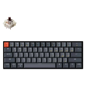 Mechanical keyboard Keychron K12 61Key, K pro Brown, BT/USB-A, EN, RGB