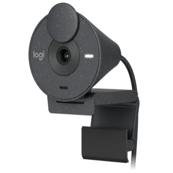 Brio 300 LOGITECH  Full HD 1080p/30fps, 2mp,  70°, webcam noise-reducing mic GRAPHITE - USB 1.5 m 960-001436