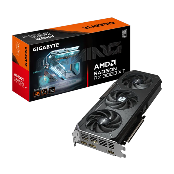 ვიდეო დაფა: Gigabyte Radeon RX9060 XT GAMING OC 16GB 128-Bit GDDR6 - GV-R9060XTGAMING OC-16GD