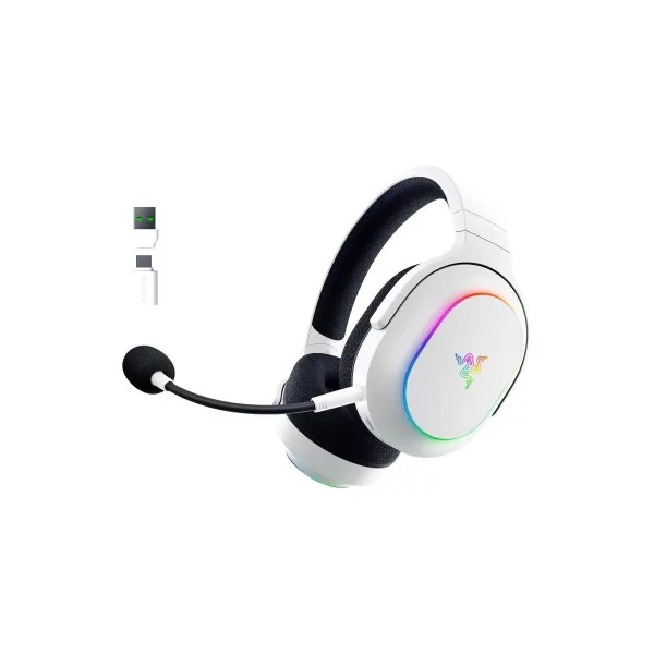Razer Gaming Headset Barracuda X Chroma,  BT/WL, RGB, white