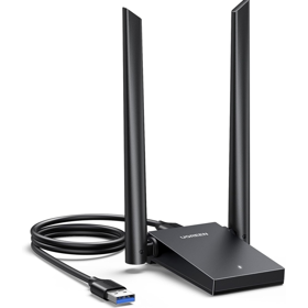 WiFi ადაპტერი UGREEN CM495 (25226), AX1800 WiFi 6 Adapter, Black