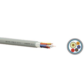 კაბელი გარე მონტაჟის CCTV 1+2 (MiniCoax + 2x0,50) - PE(300m) (40975)