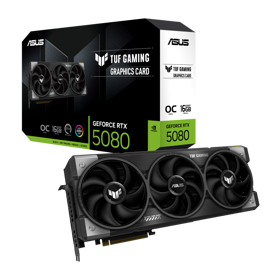 ASUS Graphic Card GeForce RTX 5080 16GB GDDR7 OC TUF-RTX5080-O16G-GAMING
