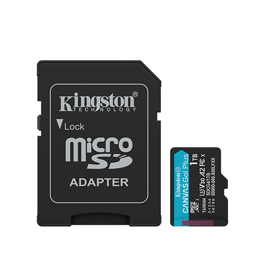 Flash Card/ Kingston Canvas Go Plus 1TB SD Card | Up to 200MB/s | Class 10, UHS-I, U3, V30 | SDG4/1TB