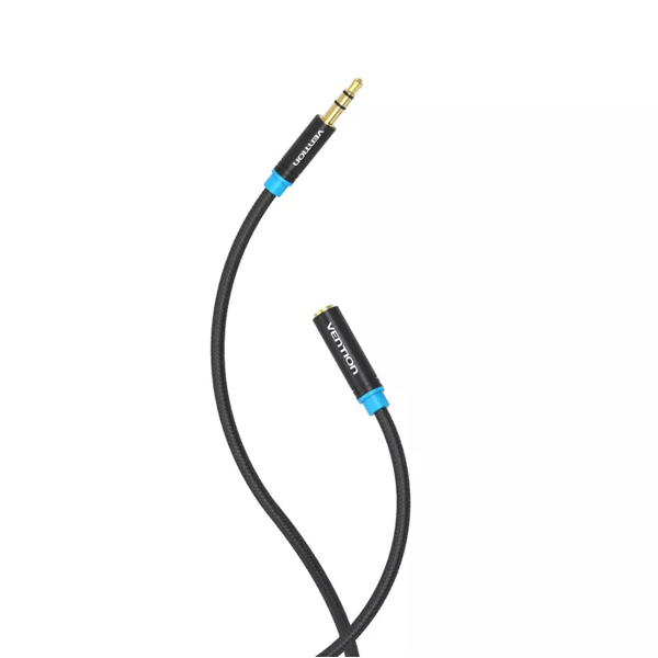 VENTION BALBG 3.5mm Male to 2.5mm Male Audio Cable 1.5M Black Metal Type