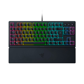 Razer Keyboard mechanical Ornata V3 TKL 84key, Mecha-Membrane Switch, USB-A, EN/RU, RGB, black