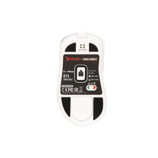 მაუსი: A4Tech Bloody R73 Ultra Duo Dual Mode Wireless Gaming Mouse Nyx Mirage