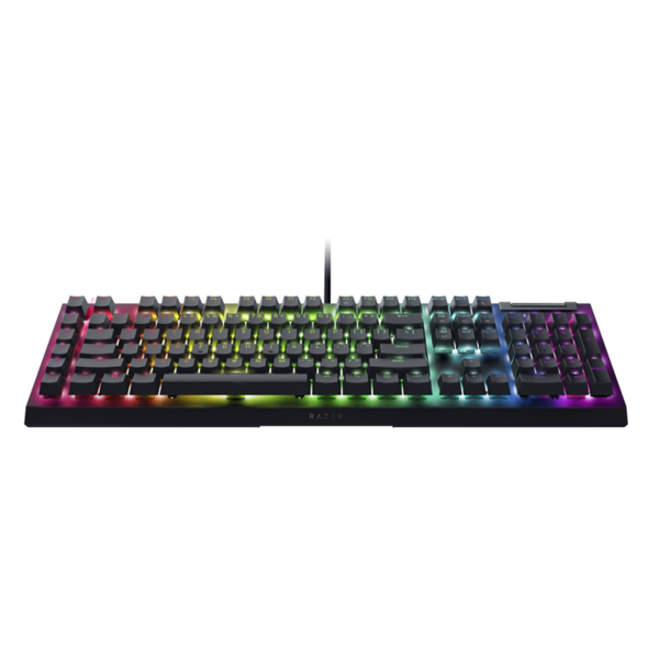 Razer Keyboard mechanical BlackWidow V4 X, 110key, Yellow Switch, USB-A, EN, RGB, black