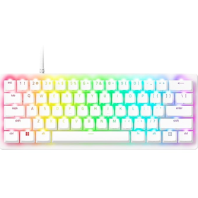 Razer Keyboard mechanical Huntsman V3 Pro Mini, 61key, Analog Optical Switches, USB-A, EN, RGB, white
