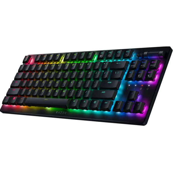 Razer Keyboard DeathStalker V2 Pro TKL RGB 85key Red Switch USB/BT/WL RU, black