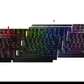 Razer Keyboard mechanical BlackWidow V3 TKL 87key, Green Switch, USB-A, EN/RU, RGB, black