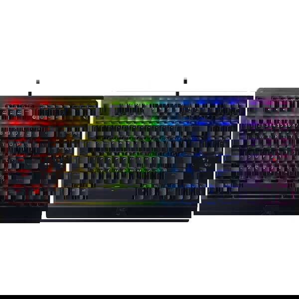Razer Keyboard mechanical BlackWidow V3 TKL 87key, Green Switch, USB-A, EN/RU, RGB, black