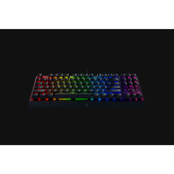 Razer Keyboard mechanical BlackWidow V3 TKL 87key, Green Switch, USB-A, EN/RU, RGB, black