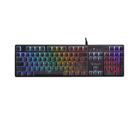 კლავიატურა: A4Tech Bloody S520N Mechanical BLMS Brown Switch RGB Gaming Keyboard Pudding Black
