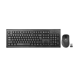 კლავიატურა-მაუსი: A4Tech 7100N Wireless Desktop EN/RU layout Black