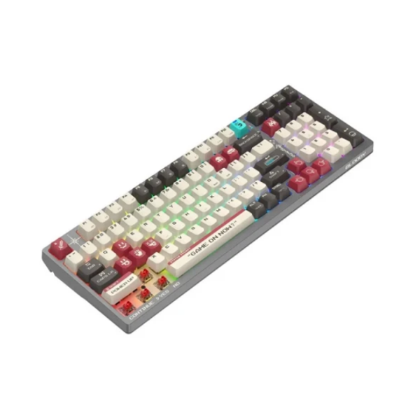 კლავიატურა: A4Tech Bloody WS98 Dual-Core Wireless Mechanical Keyboard BLMS Red Plus Switch Pixels Red