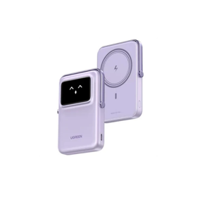 პორტატული დამტენი UGREEN PB572 (45328) Uno, 10000mAh, Magnetic Wireless Power Bank, Purple