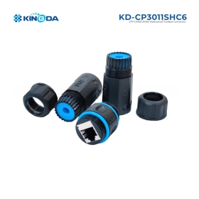 ქსელის აქსესუარი KD-CP3011SHC6,KINGDA STP CAT6/CAT6A Waterproof Toolless Connector