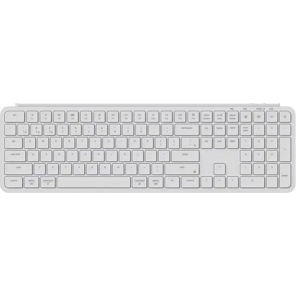 Keyboard Keychron B6 Pro, USB/WL/BT, ivory white