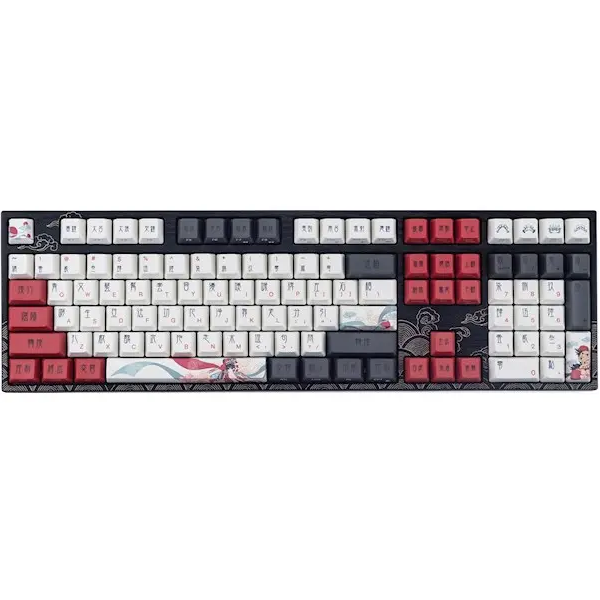Varmilo Keyboard MA87M V2 Peking Opera EC Rose V2EN
