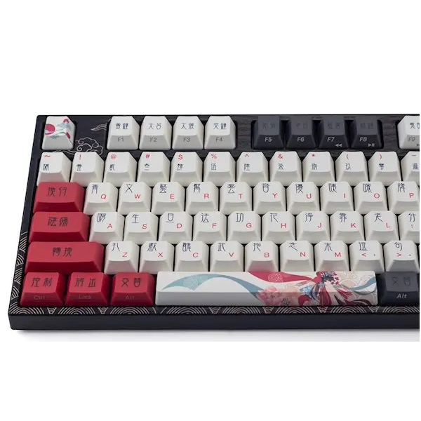 Varmilo Keyboard MA87M V2 Peking Opera EC Rose V2EN