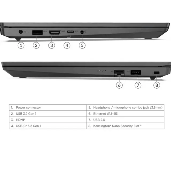 Notebook/ Lenovo/ SMB/ Lenovo V15 G4 15.6" FHD  Ryzen 7-7730U 16GB 512GB SSD Integrated Radeon Graphics Black (82YY0013RU)