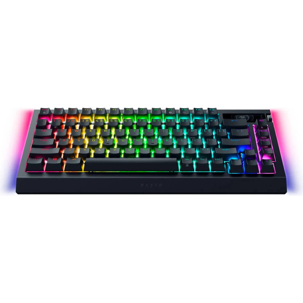 Razer Keyboard mechanical BlackWidow V4 Pro 75%, 81key, Mechanical Switches Gen-3, USB-A/WL/BT, EN, RGB, blck