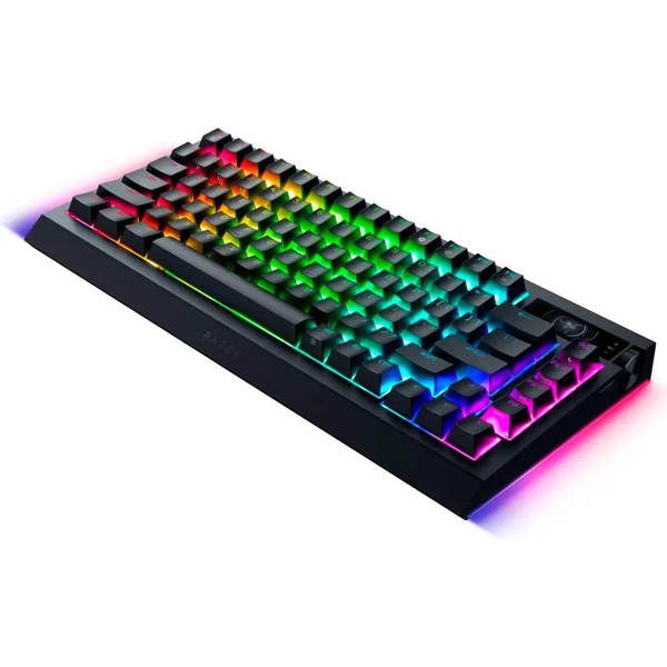 Razer Keyboard mechanical BlackWidow V4 Pro 75%, 81key, Mechanical Switches Gen-3, USB-A/WL/BT, EN, RGB, blck